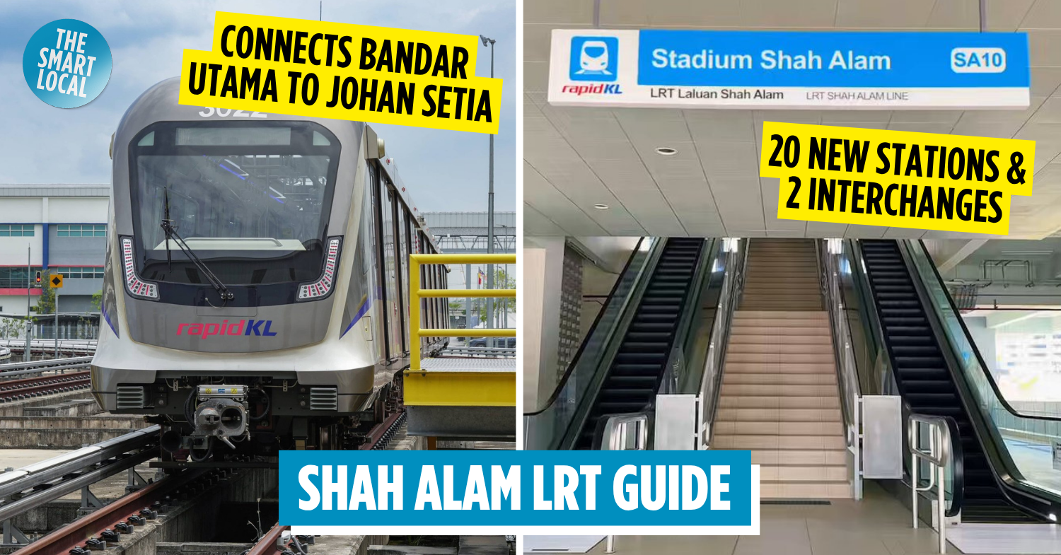 Shah Alam LRT Guide: 20 New Stations, Interchanges & Other Key Things To Know About The New Line