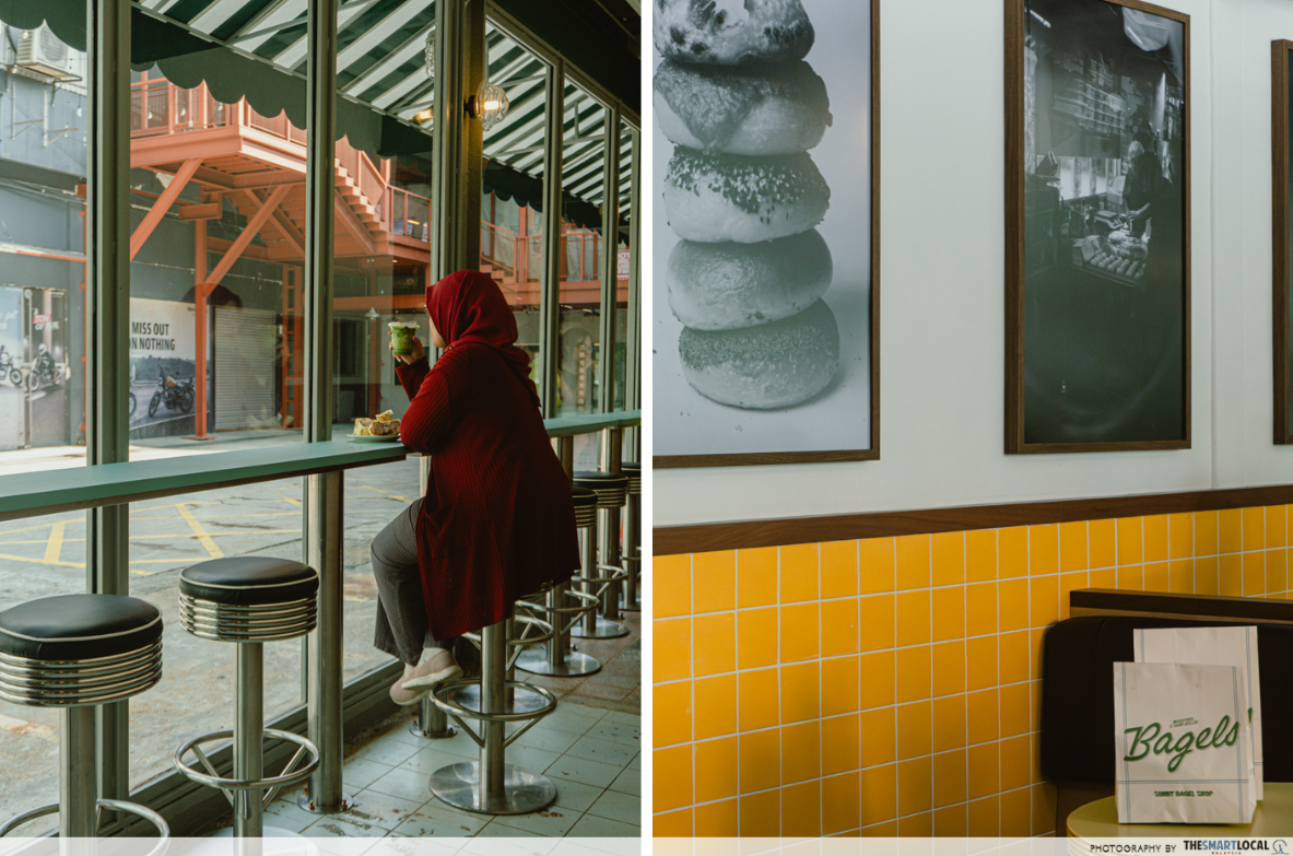 Sonny Bagel Shop - dining area
