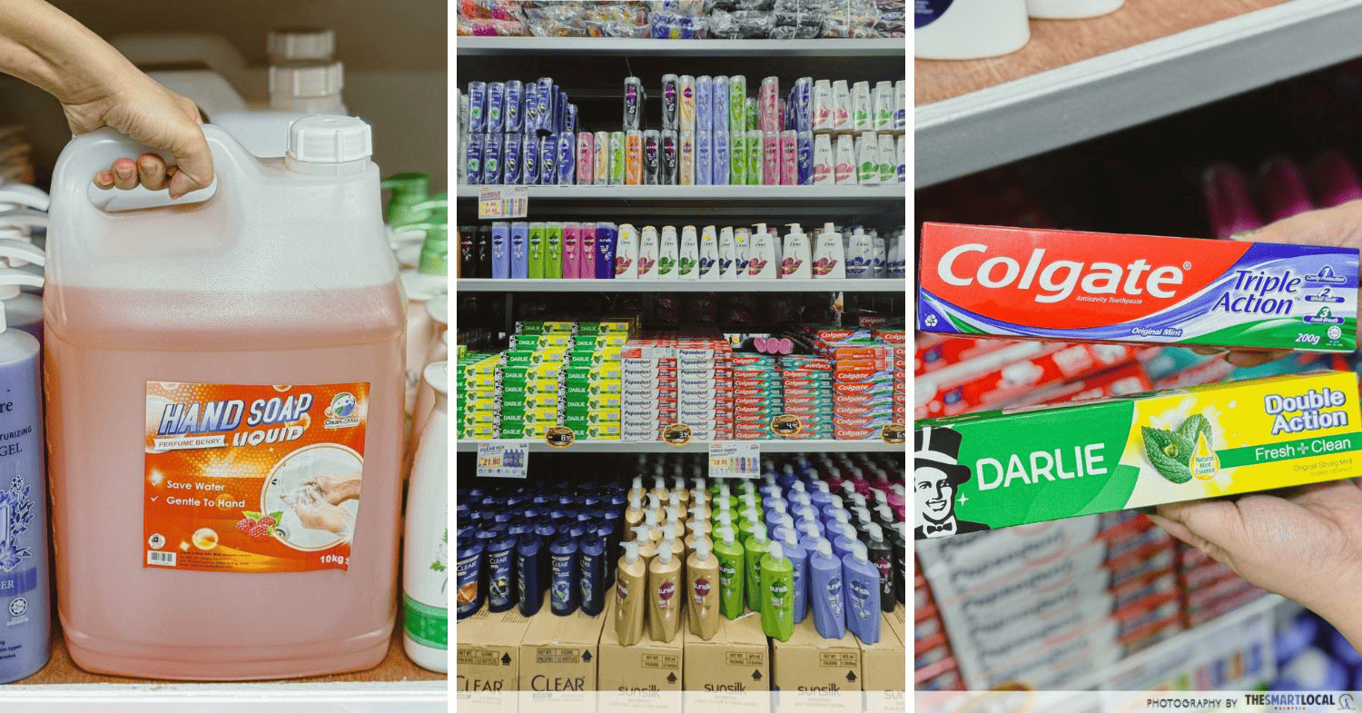 cowboy sungai besi - soap, shampoo, toothpaste