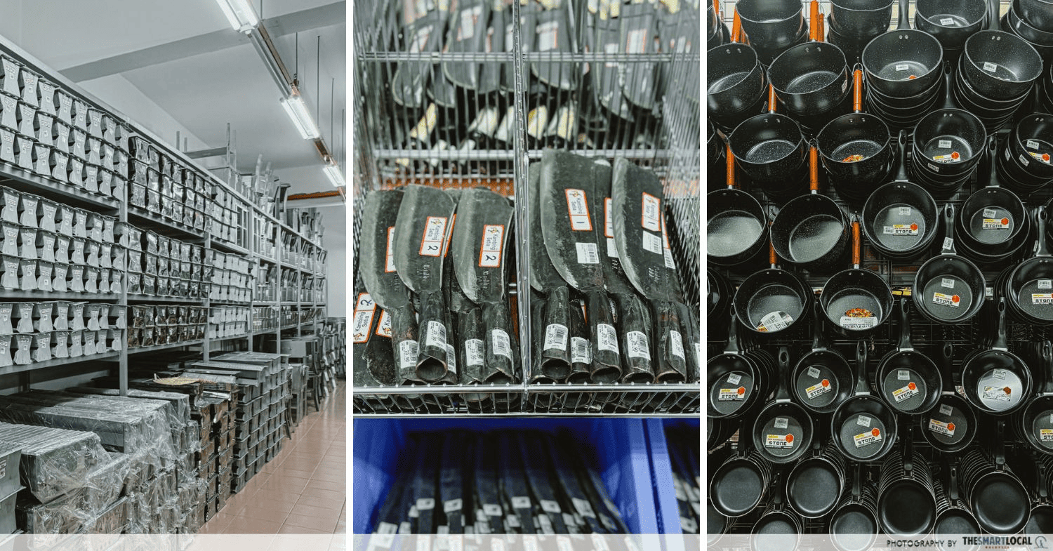 cowboy sungai besi - barbecues, knives, pots