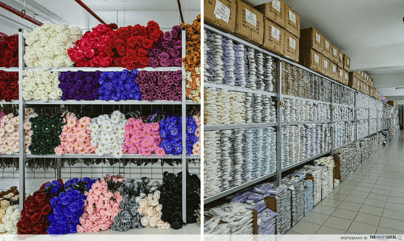 cowboy sungai besi - flowers & paper bags