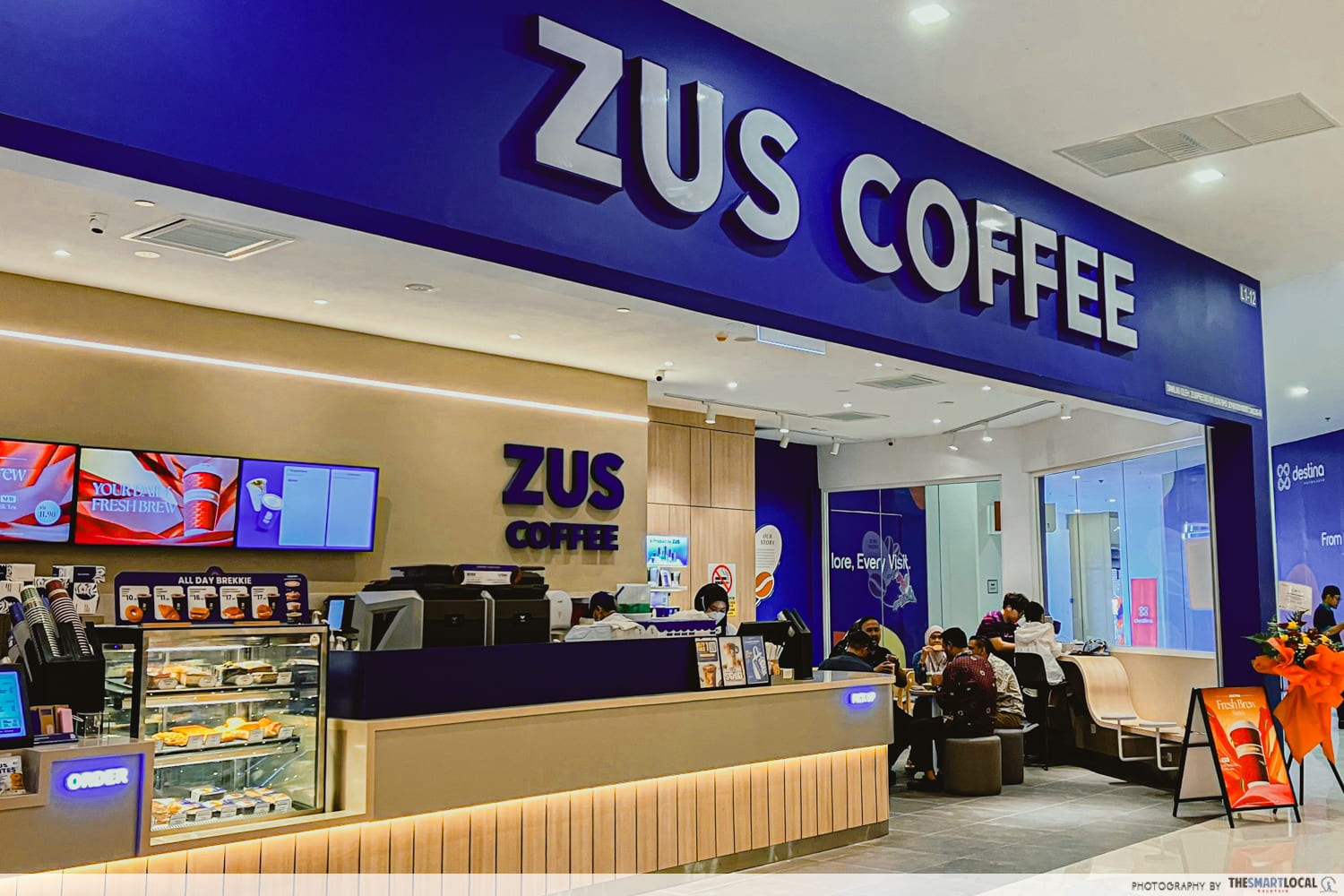 destina putrajaya mall - zus coffee