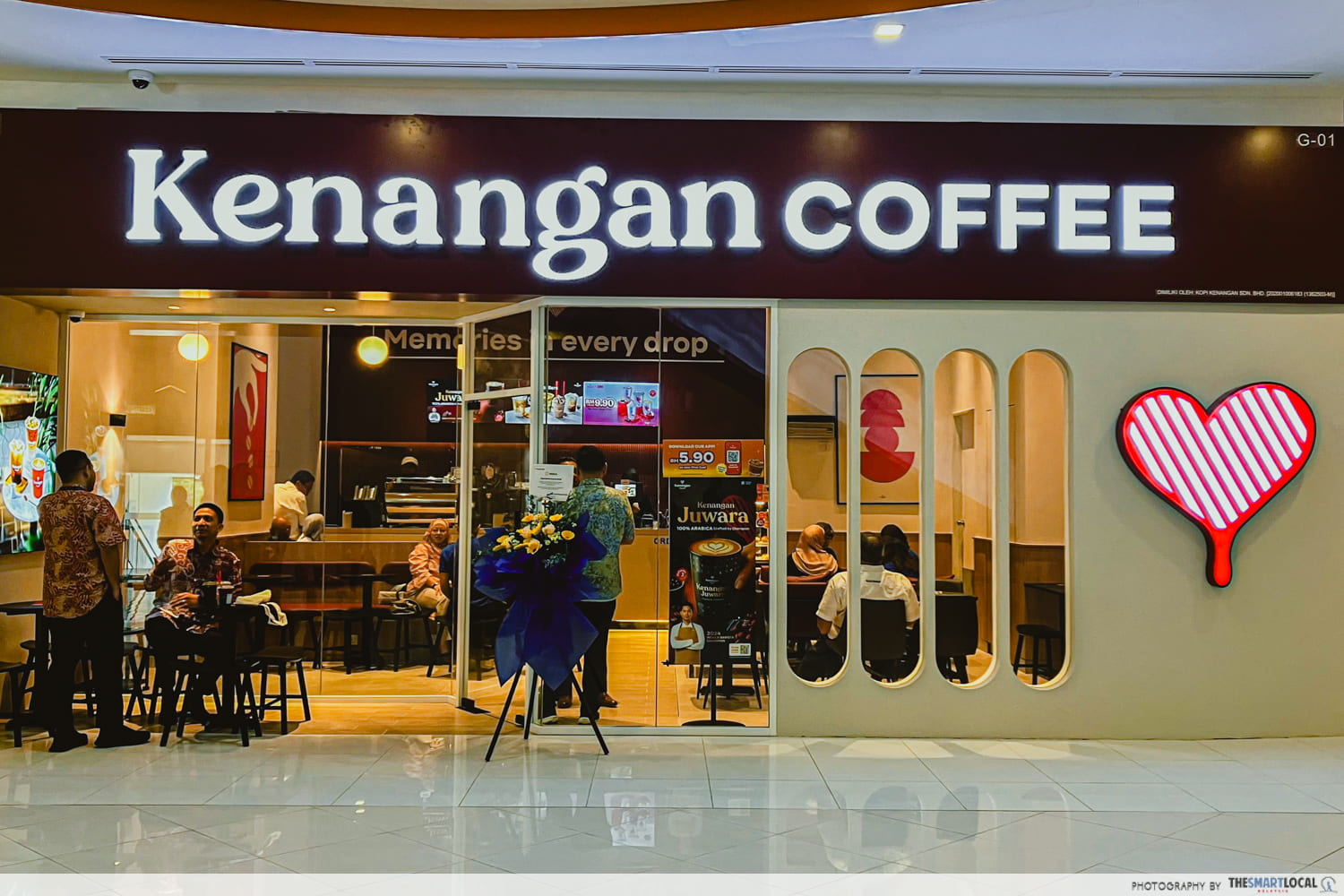 destina putrajaya mall - kenangan coffee