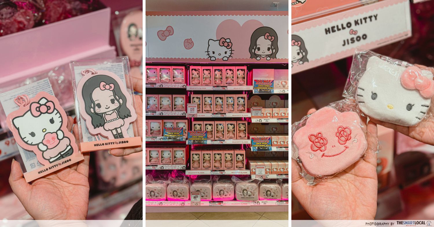 hello kitty x jisoo at don don donki malaysia - merch