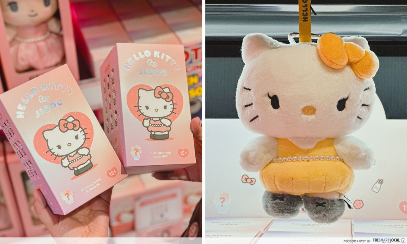 hello kitty x jisoo at don don donki malaysia - blind box merch