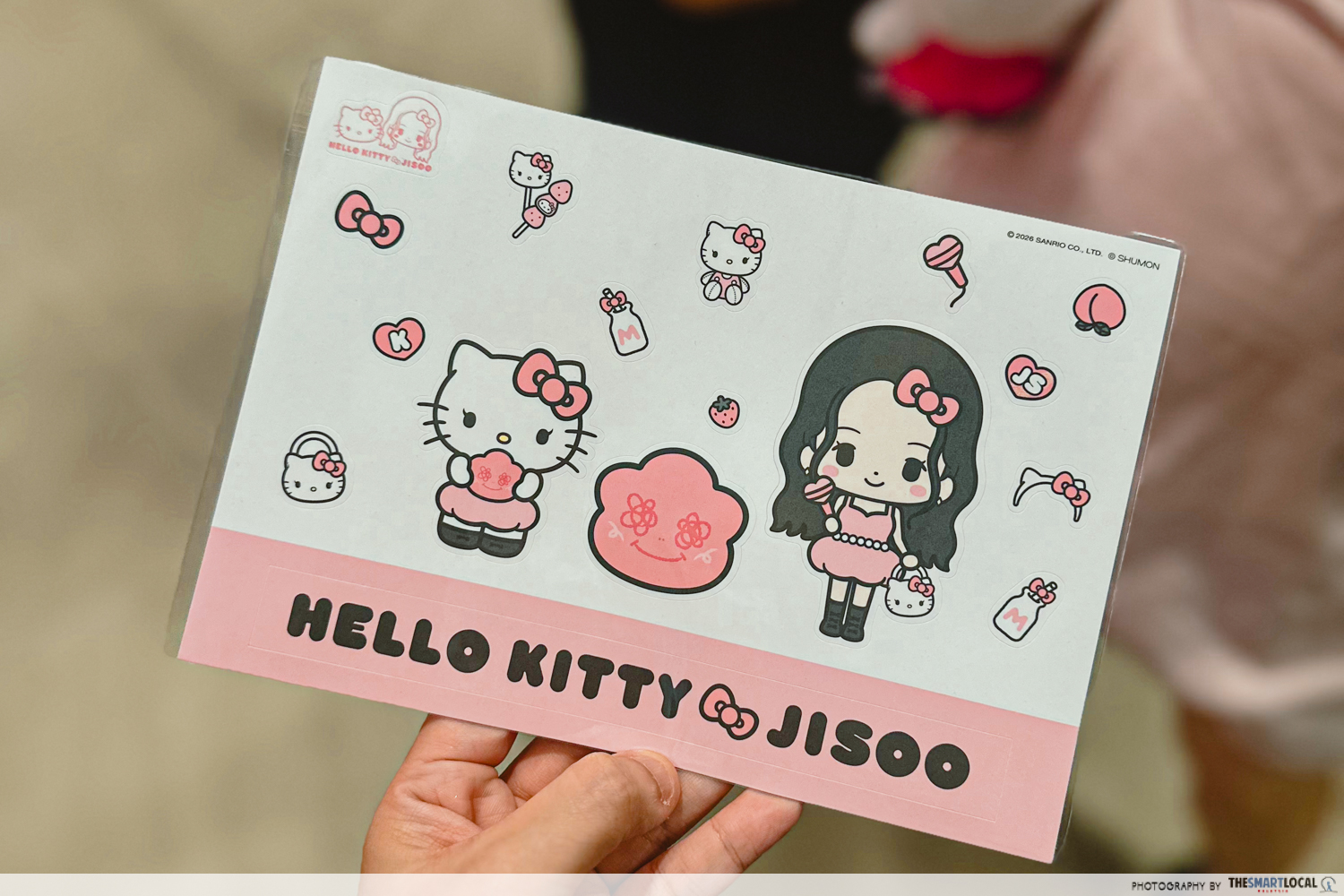 hello kitty x jisoo merch - freebie with purchases