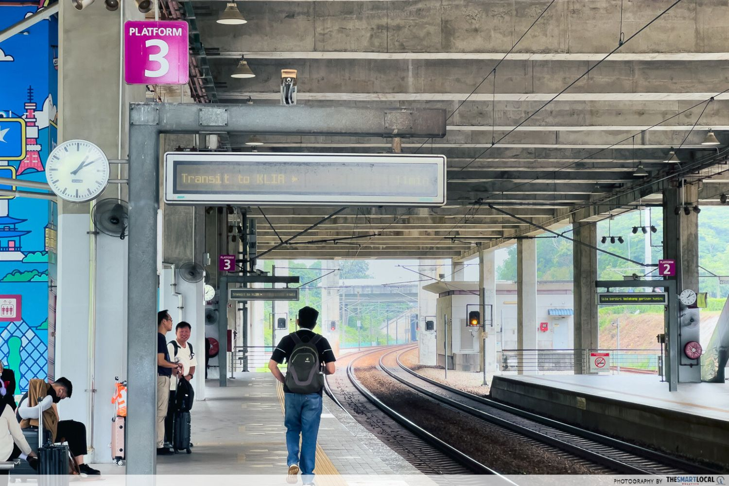 Sepang International Circuit Transport Guide, Train station