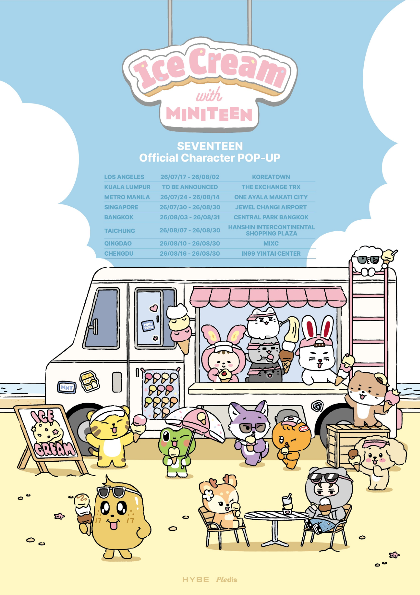 Ice Cream with Miniteen Malaysia - dates