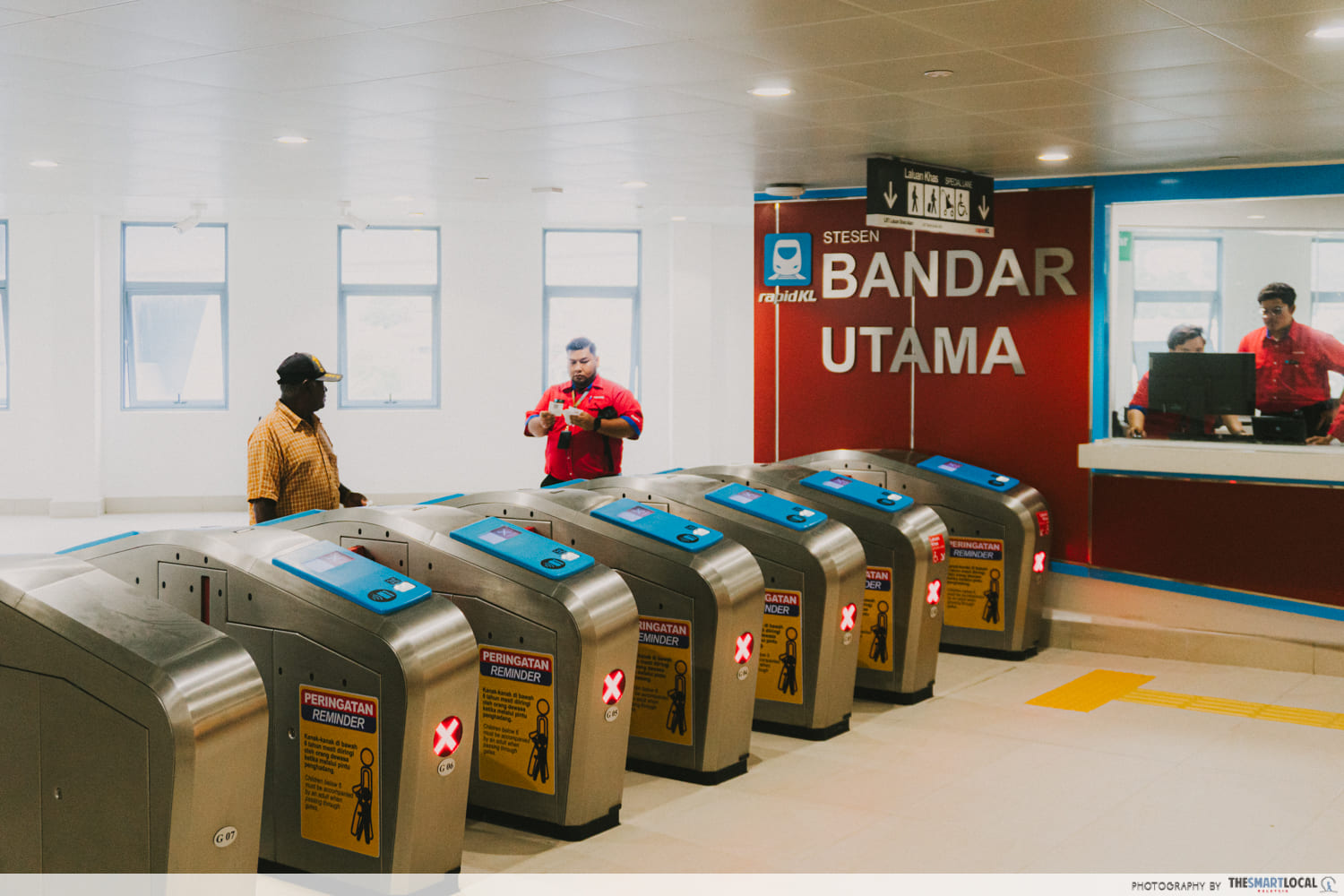 lrt shah alam line - bandar utama station