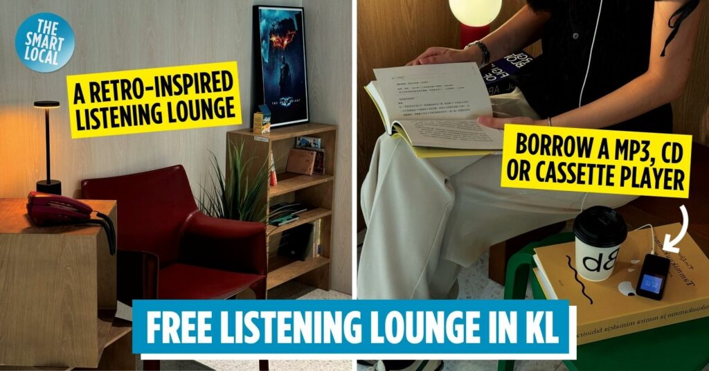 This Listening Lounge In Bukit Bintang Lets You Vibe To Tunes On MP3 & CD Players Like It’s The 2000s