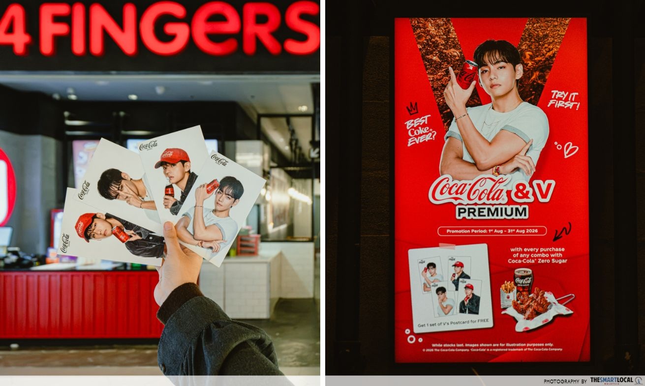 bts v x 4fingers malaysia - how to claim