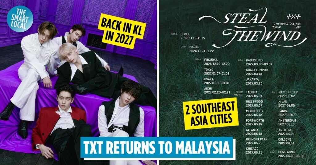 TXT Drops Malaysia Tour Date For ‘Steal The Wind’ World Tour So Malaysian MOA Can Stick With Them In 2027Â