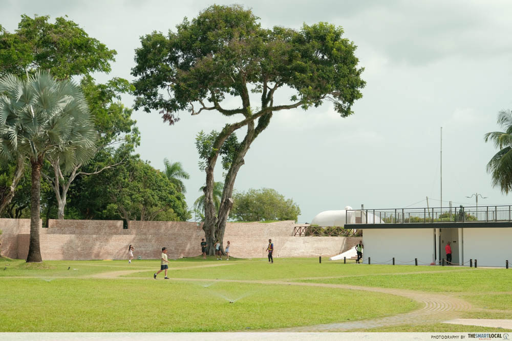 fort cornwallis - inside