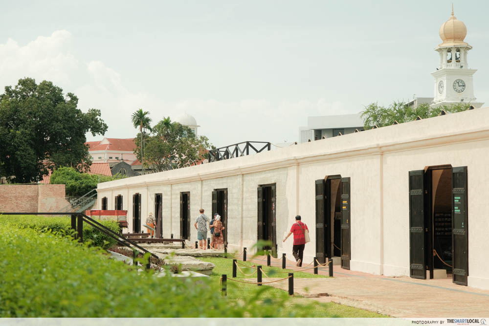 fort cornwallis - exhibition