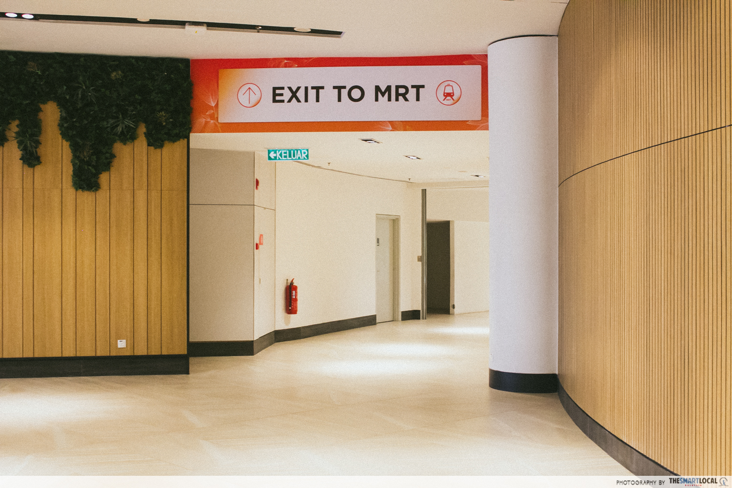 inspire live arena - exit to mrt