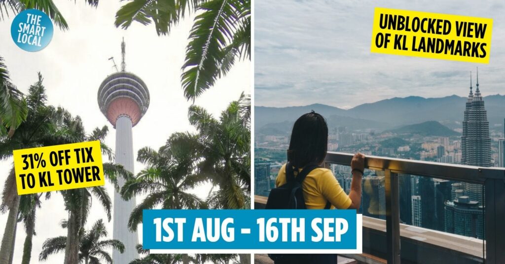 M’sians Can Enjoy 31% Off Tickets To KL Tower Till 16th Sep For Merdeka & Malaysia DayÂ