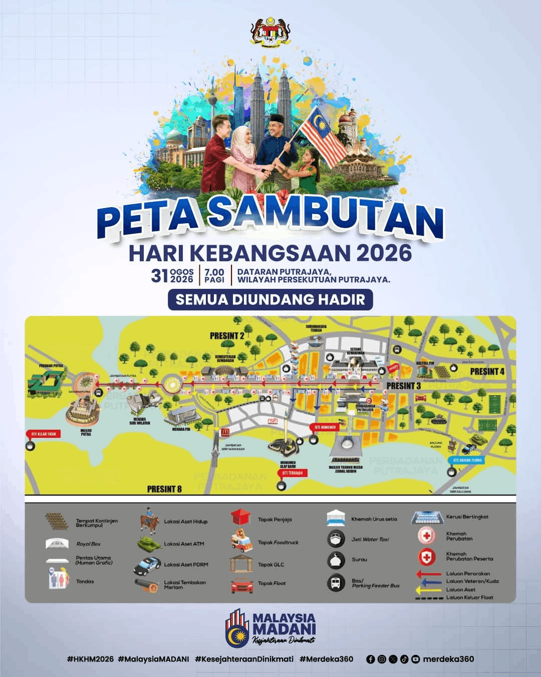 merdeka day 2026 parade - layout
