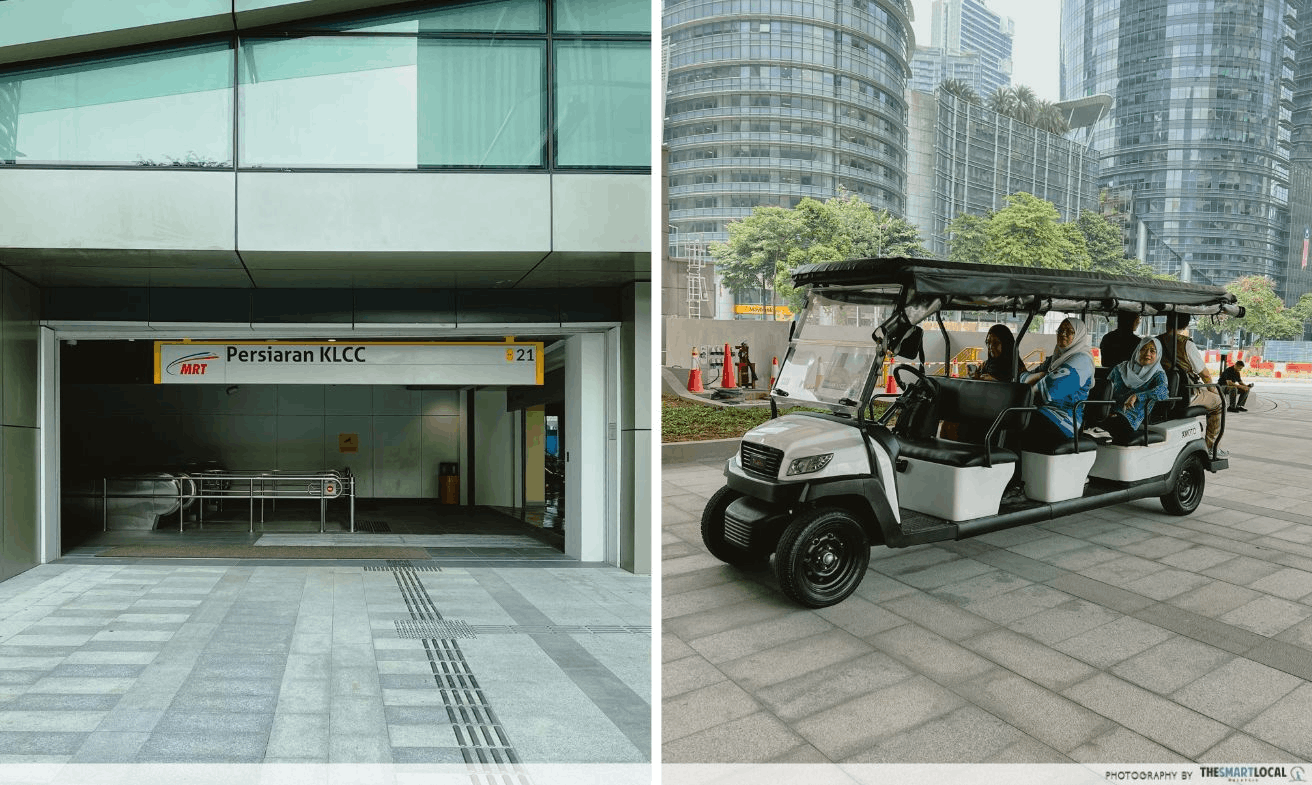 ombak klcc - mrt access & buggy service