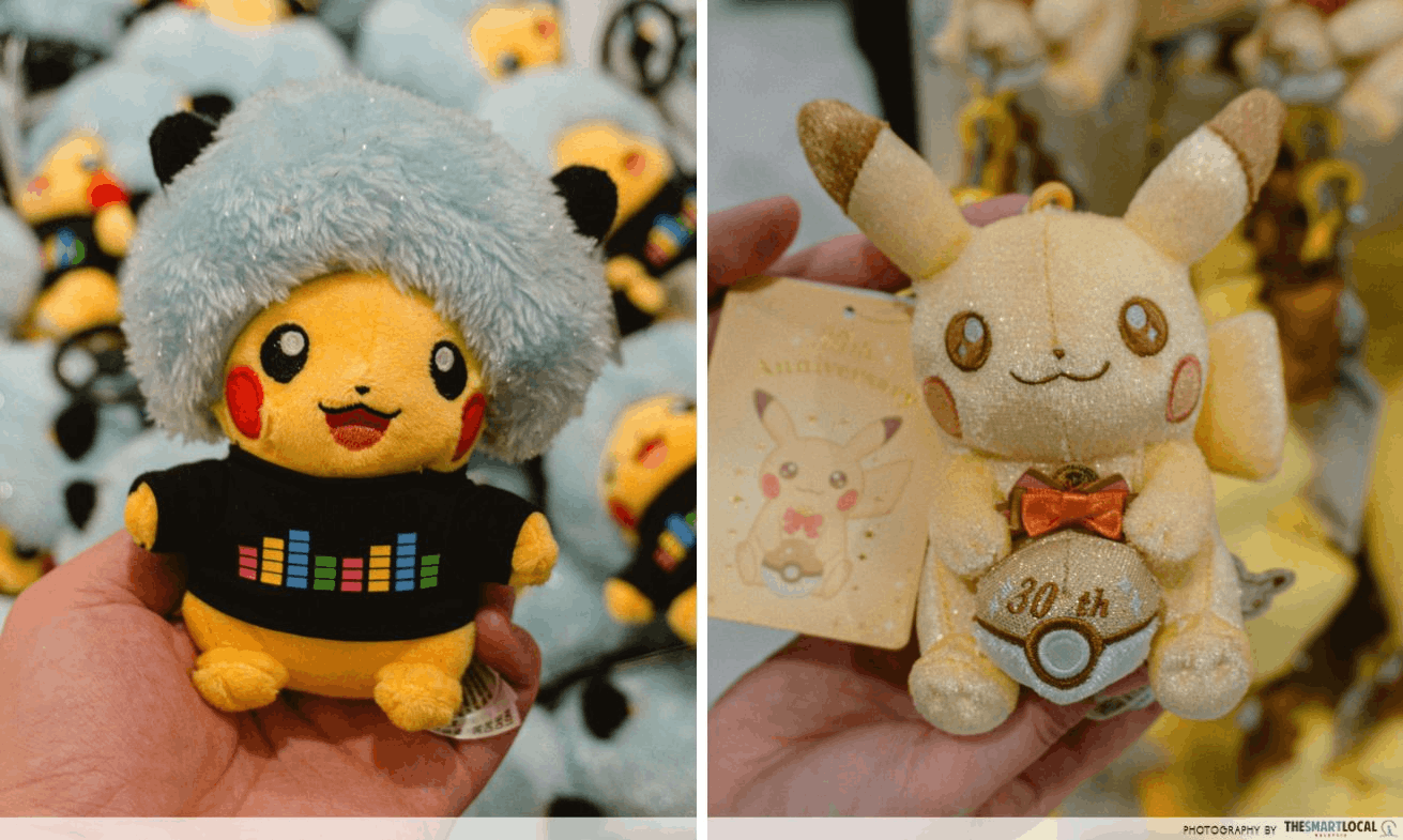 pokemon center in kl - turquoise & 30th anniversary pikachu