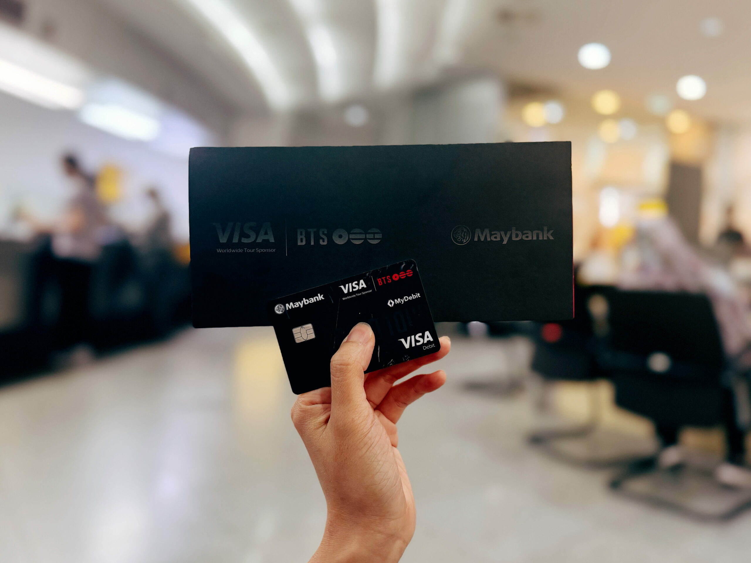 bts world tour arirang visa card - malaysia card