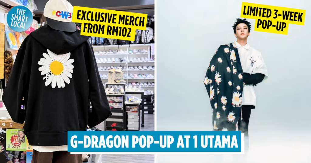 G-Dragon’s Peacemamaone Pop-Up Opens At 1 Utama This Oct With Must-Have Items Like A Daisy Figurine & Scarf