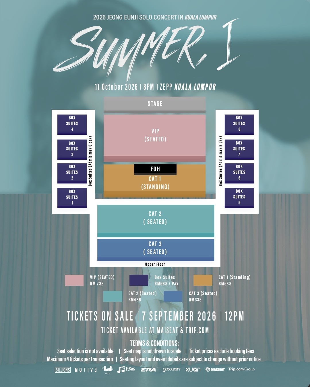 eunji malaysia - seat map