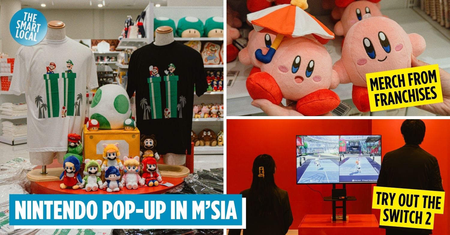 Nintendo Pop-Up Store Opens In KL Till 31st Dec With Merch From Super Mario, Kirby & Pikmin