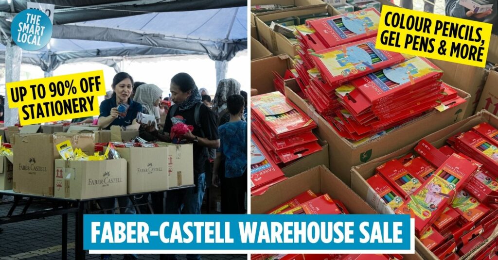 There’s A Faber-Castell Warehouse Sale In Subang Jaya With Stationery Goods From RM1