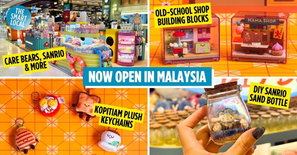 SG’s Play Nation Opens 1st Store In KL At TRX With DIY Sanrio Sand Bottles & Heritage Shop Building Blocks